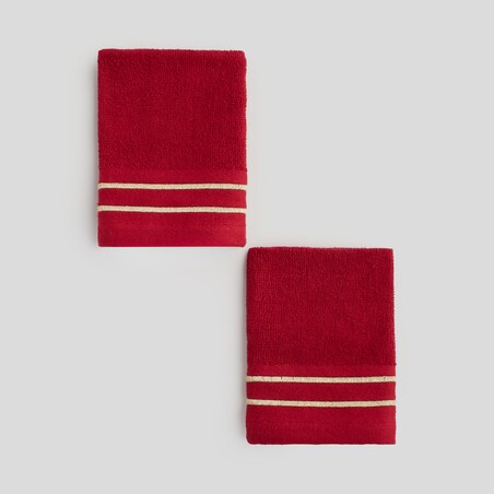 Komplet 2 szt. ręczników do twarzy lub do rąk Aristo 30x30 cm