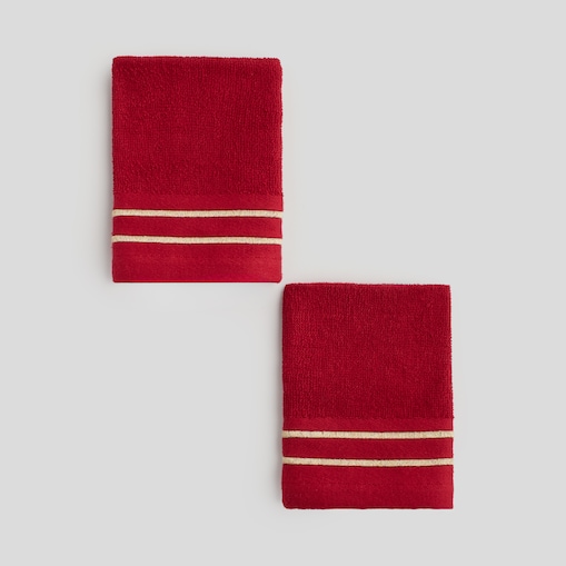 Komplet 2 szt. ręczników do twarzy lub do rąk Aristo 30x30 cm