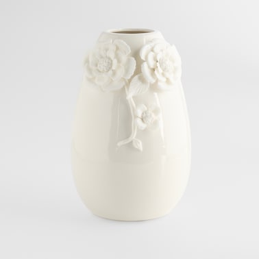 Wazon Carmine z motywem kwiatowym