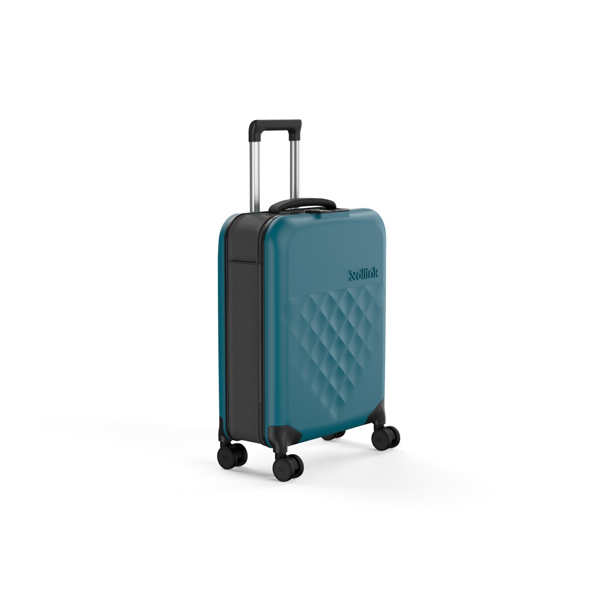 Składana walizka kabinowa Rollink, 21", deep lagoon