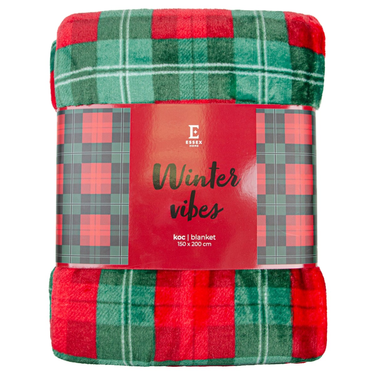 Drukowany koc Winter Vibes 150x200 cm