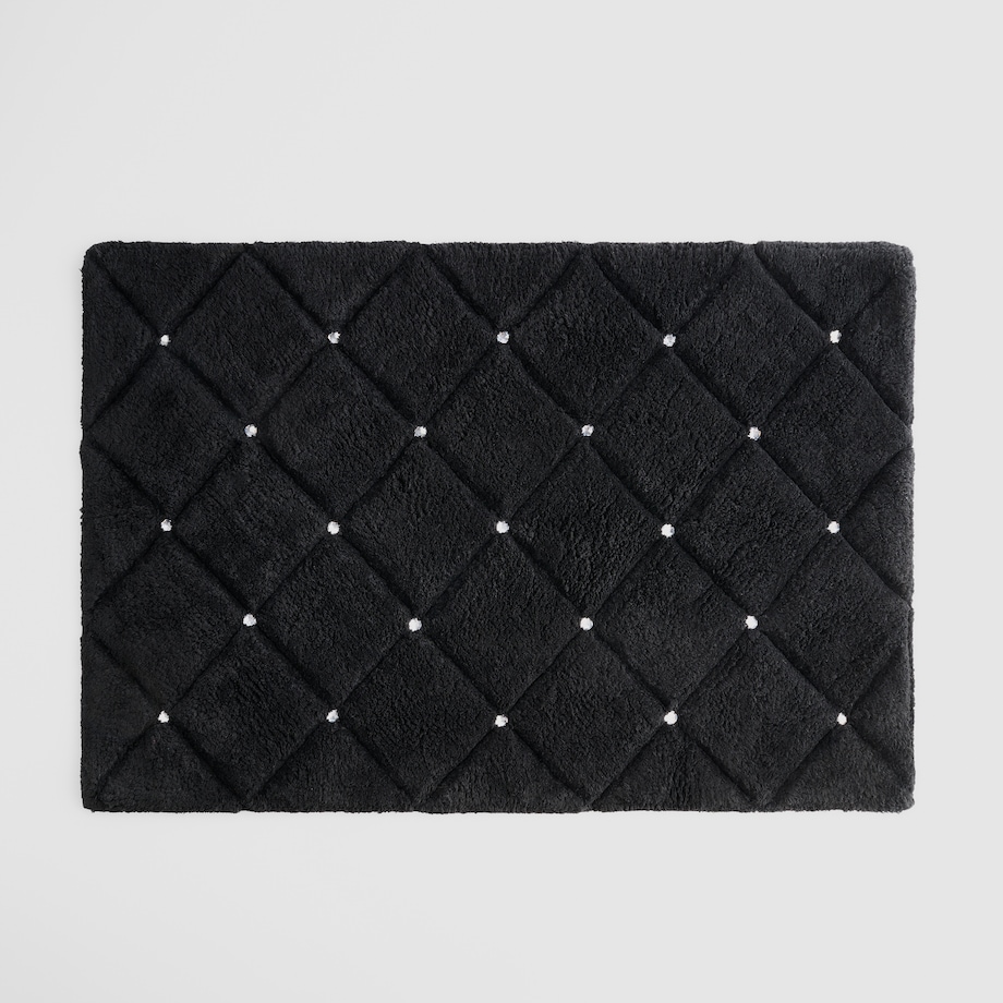 Dywanik łazienkowy Dorita 60x90 cm z motywem geometrycznym