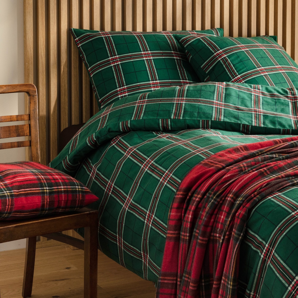 Pościel Flanelowa Tartane 200x220 cm