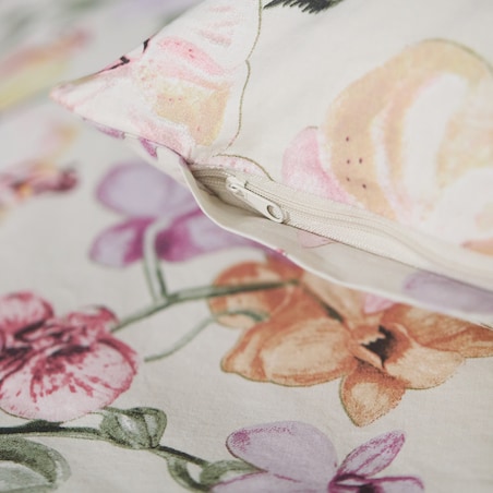 Pościel Bawełniana Storsi 160x200 cm z motywem kwiatowym