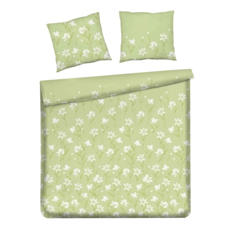 Pościel z bawełny satynowej Senito 200x220 cm z motywem kwiatowym