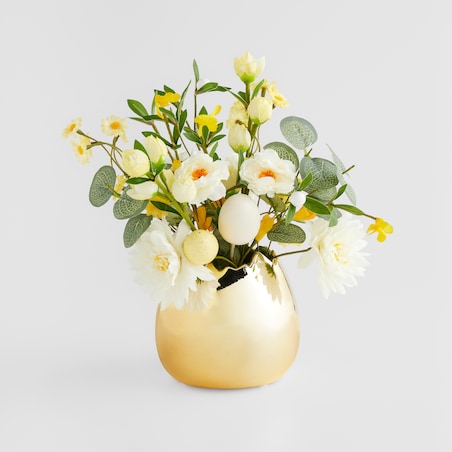 Stroik Eggsie z motywem roślinnym i jajka