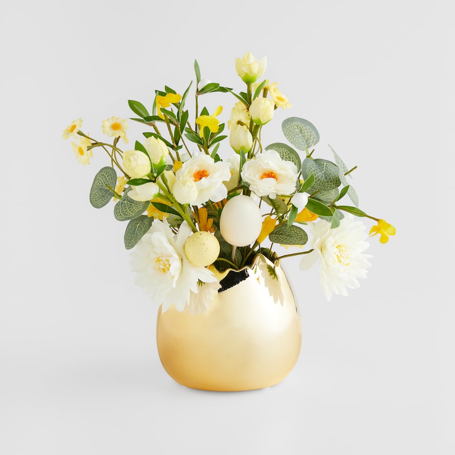 Stroik Eggsie z motywem roślinnym i jajka