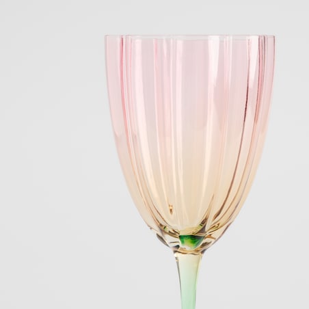 Kieliszek Do Wina Azali z motywem kwiatowym