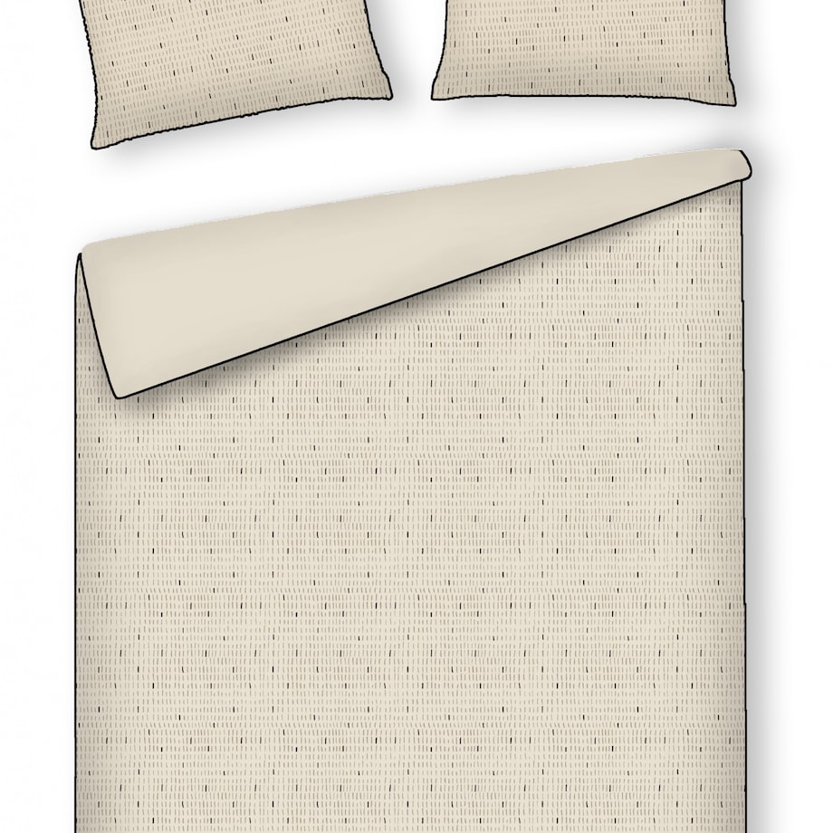 Pościel Satynowa Pointille 160x200 cm