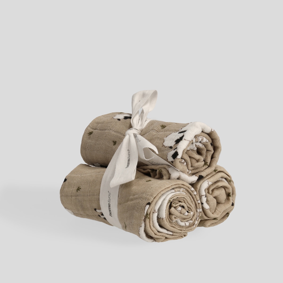 Komplet Pieluszek Muślinowych Sheepo 60x60 cm