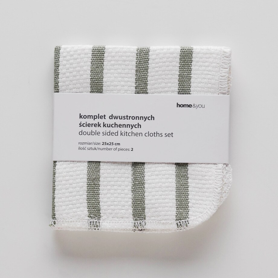 Komplet Ścierek Scrub 25x25 cm w pepitkę