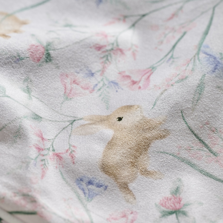 Bieżnik Welwetowy Kirossi 35x180 cm z motywem królika