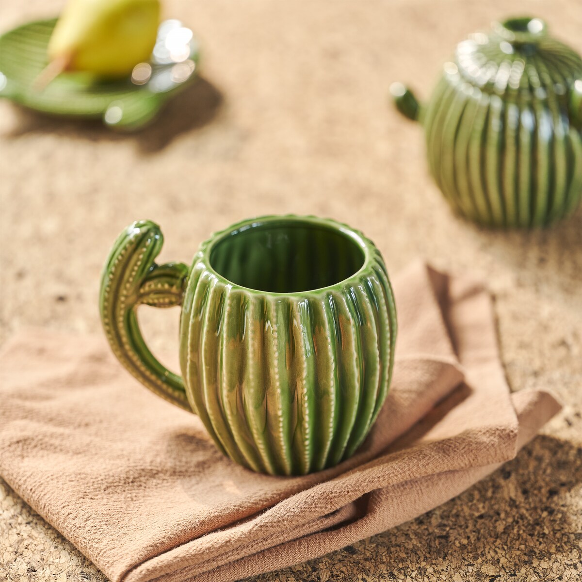 Kubek Cacti z motywem roślinnym