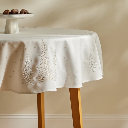 Okrągły obrus Haftowany Navore ø 160 cm