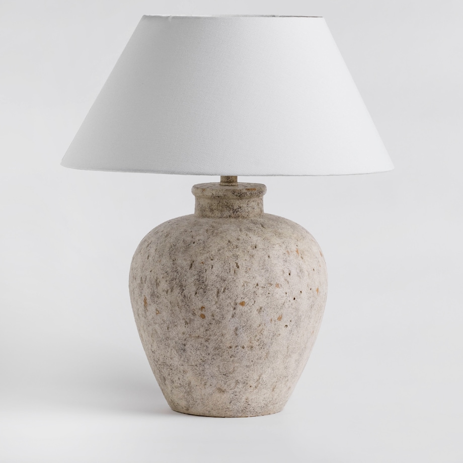 Lampa Stołowa z Kamiennym Efektem Stono