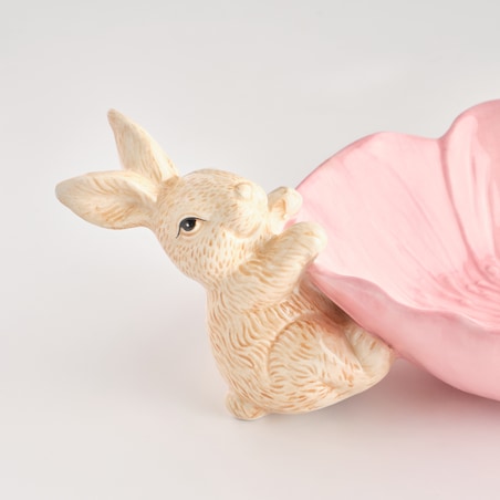 Miska Bunflow z motywem kwiatowym i królika