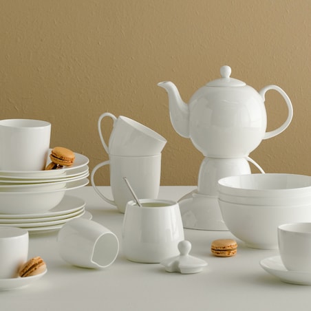 Klasyczna Filiżanka z Porcelany Kostnej Bianco