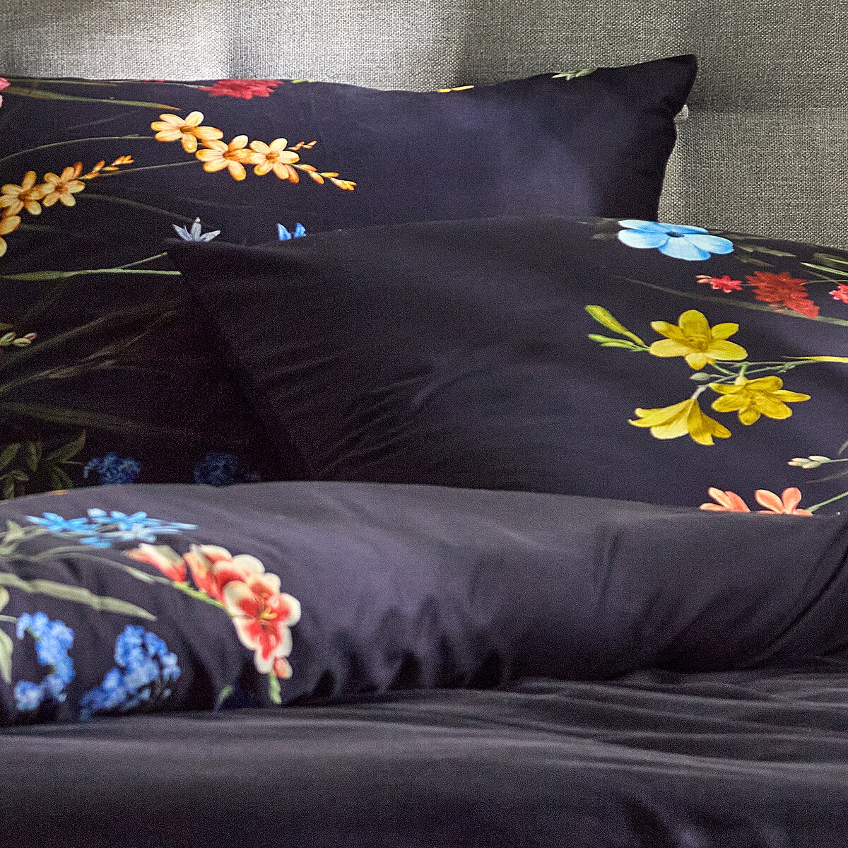 Pościel z bawełny satynowej Grelo 200x220 cm z wzorem kwiatowym