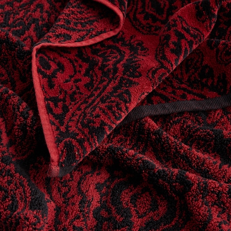 Ręcznik żakardowy Beskar 70x130 cm z motywem arabeski