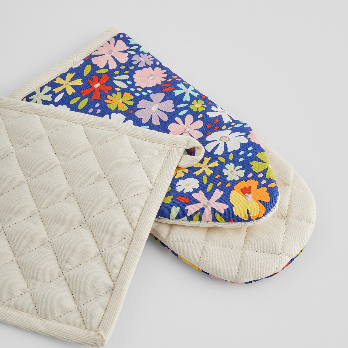 Łapka I Rękawica Bloomi 14x30 cm z motywem kwiatowym