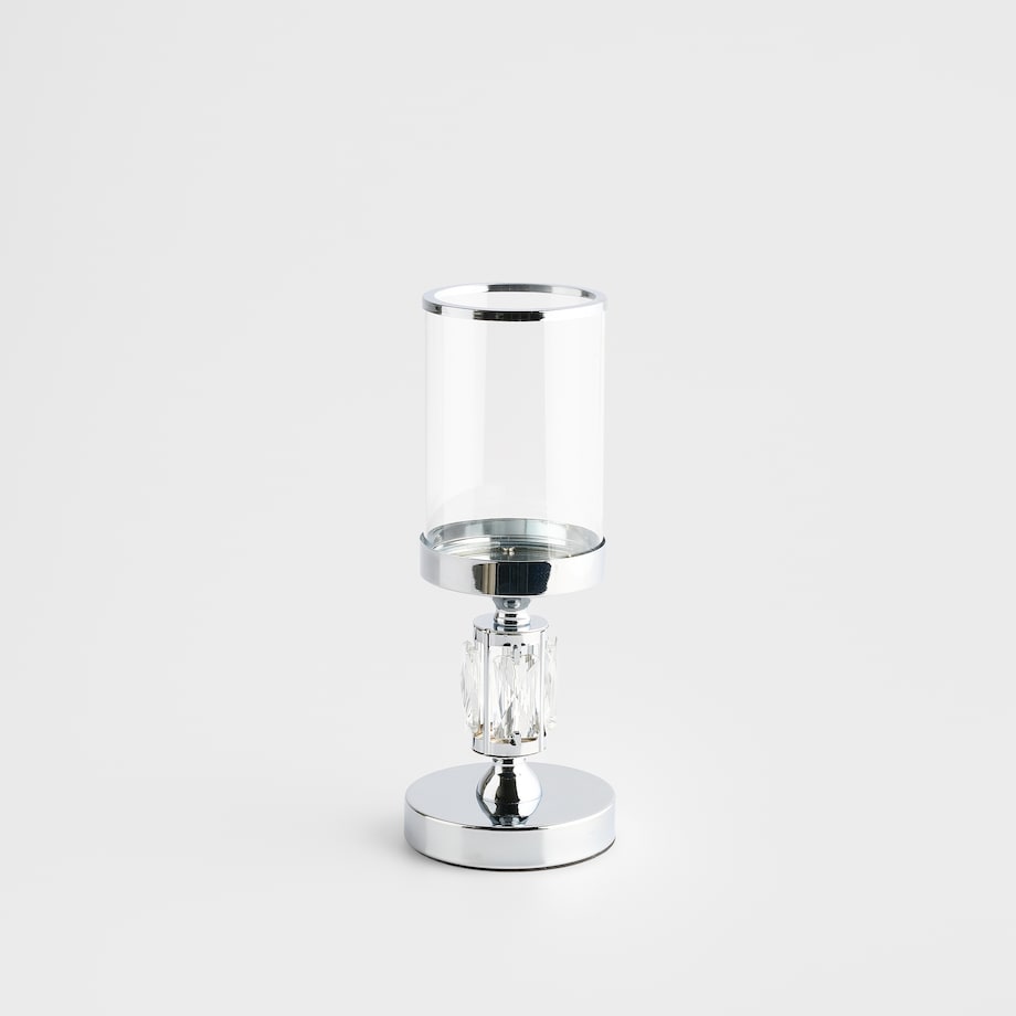 Świecznik Noova z motywem geometrycznym