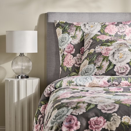 Pościel z bawełny satynowej Sofrine 200x220 cm z motywem kwiatowym