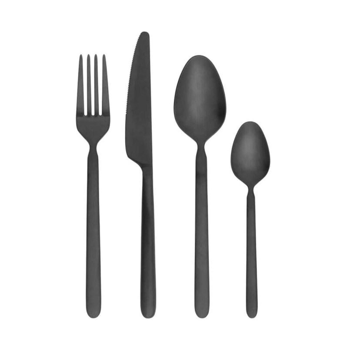 ZESTAW SZTUĆCÓW 16 SZTUK STELLA, BLACK