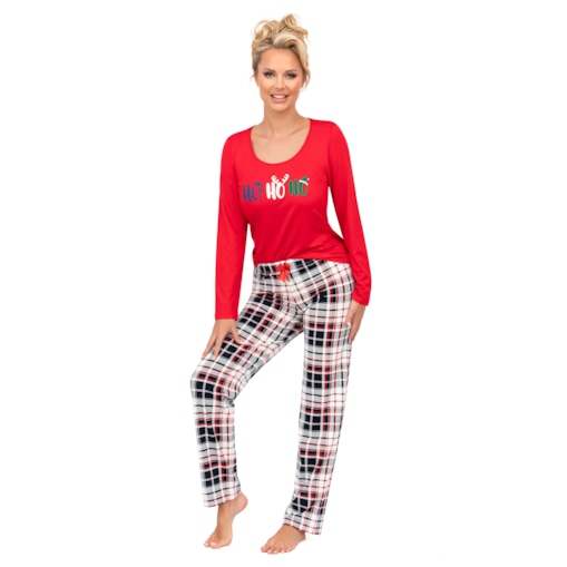 Piżama Ho Ho Long Red Red, 40