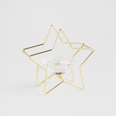 Świecznik Singlestar z motywem gwiazdy