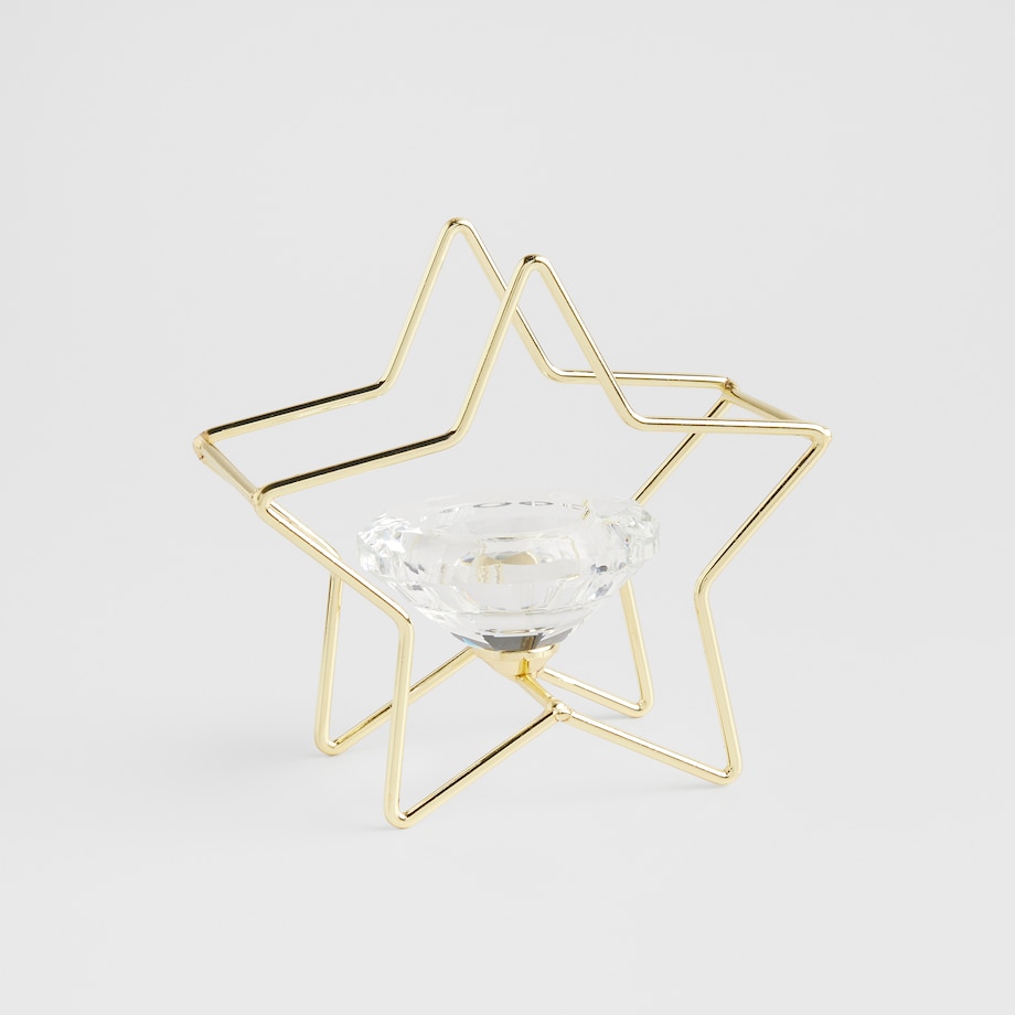 Świecznik Singlestar z motywem gwiazdy