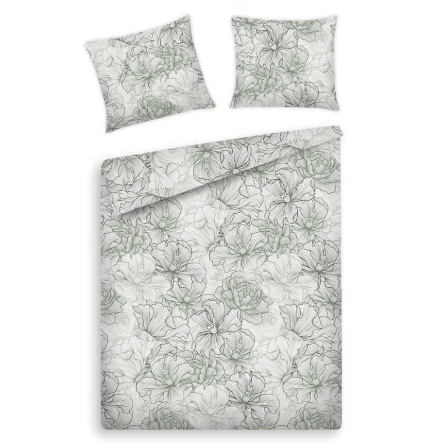 Pościel z bawełny satynowej Dalisana 160x200 cm