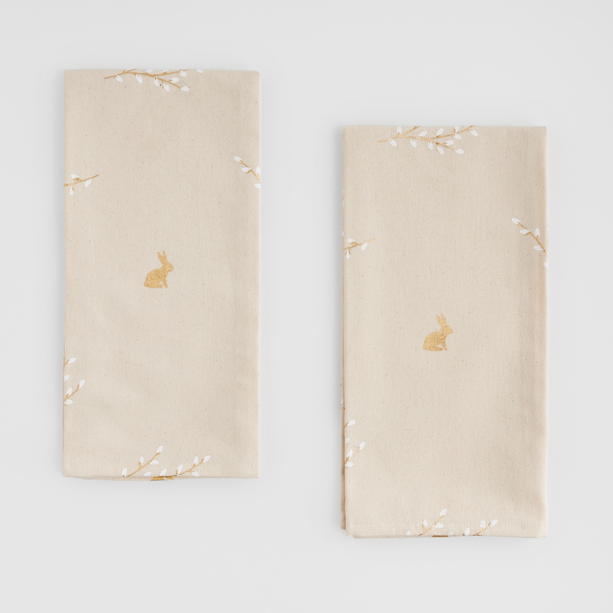 Komplet Ścierek Bazinka 45x65 cm z motywem królika