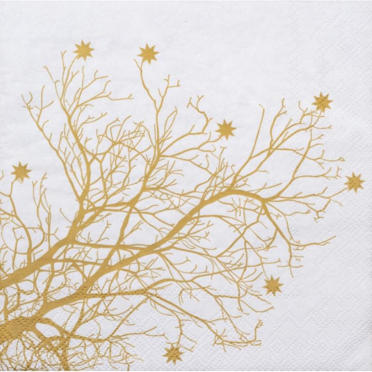 Serwetki 33x33 cm Tree gold