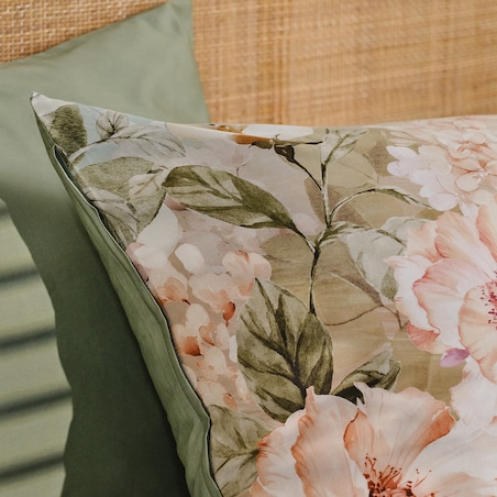 Pościel z bawełny satynowej Sunpala 200x220 cm z motywem kwiatowym