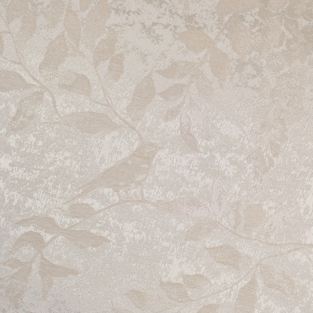 Pościel Żakardowa Swanette 200x220 cm z motywem roślinnym