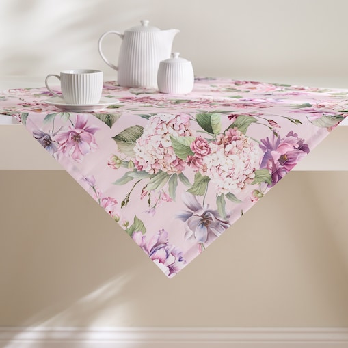 Serweta z nadrukiem Tensianis 80x80 cm z motywem kwiatowym