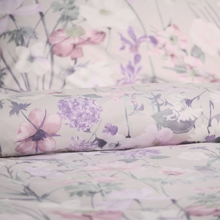 Pościel Z Mikrofibry Violacharm 160x200 cm z motywem kwiatowym