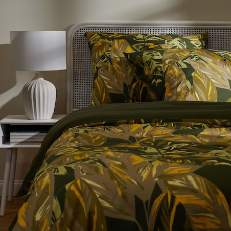 Pościel Z Mikrofibry Clovari 160x200 cm z motywem liściastym