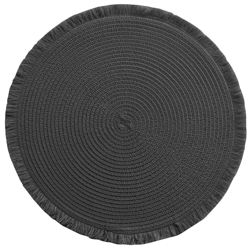 Podkładka pod talerz z frędzlami FALBALA, Ø 38 cm