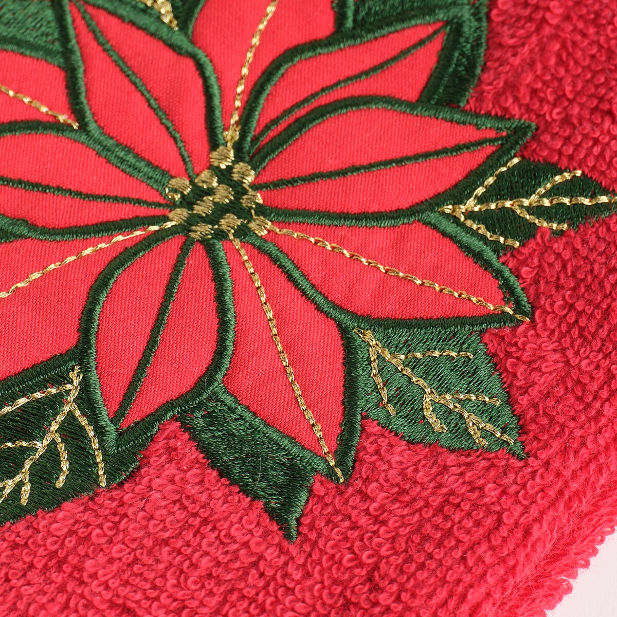 Ręcznik Kuchenny Poinsetta 37x50 cm z motywem gwiazdy betlejemskiej