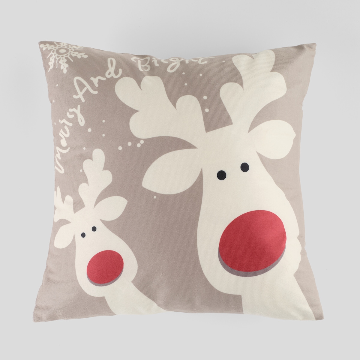 Poszewka Welwetowa Frosty snowflake 40x40 cm