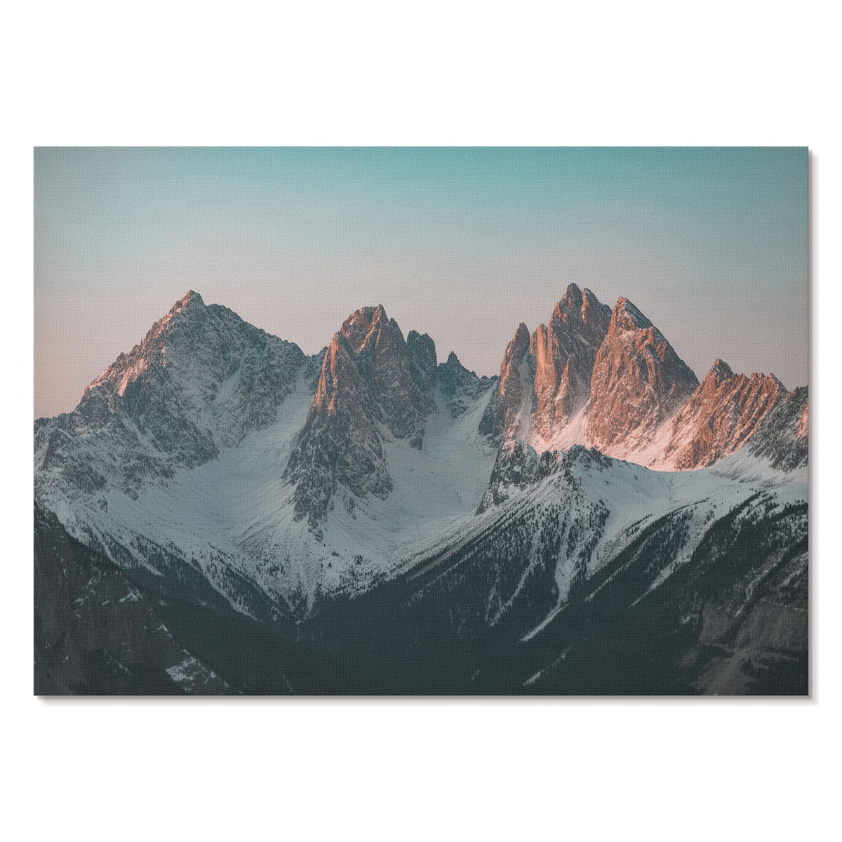 Plakat na płótnie canvas - Górski pejzaż