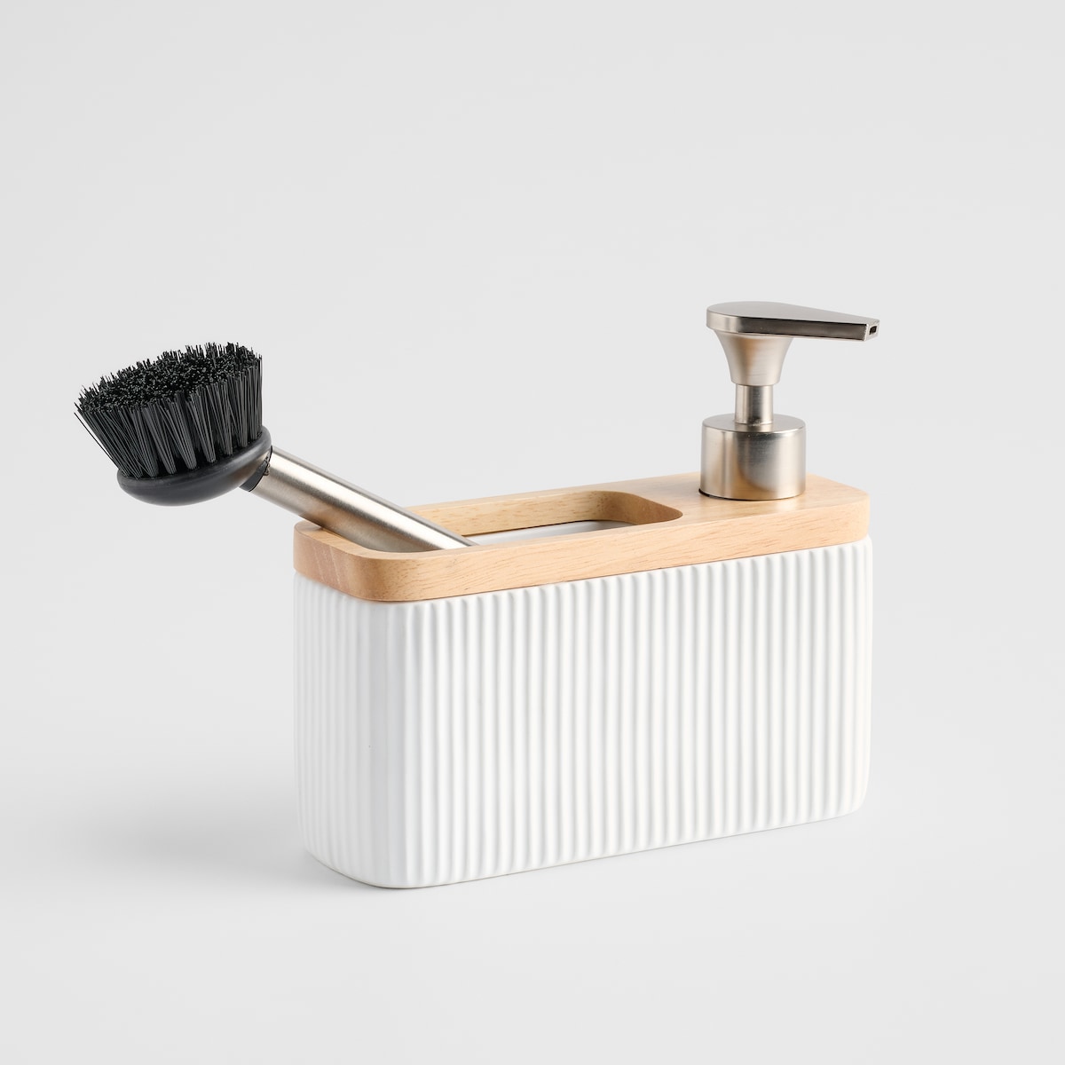 Dozownik z miejscem na gąbkę i szczotką Velosi