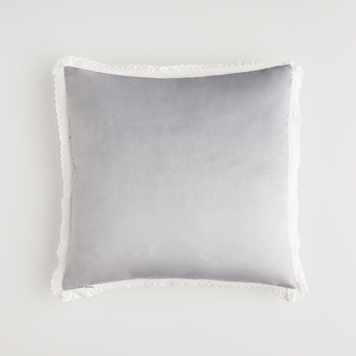 Poszewka Welwetowa Borrelio 45x45 cm z motywem kwiatowym