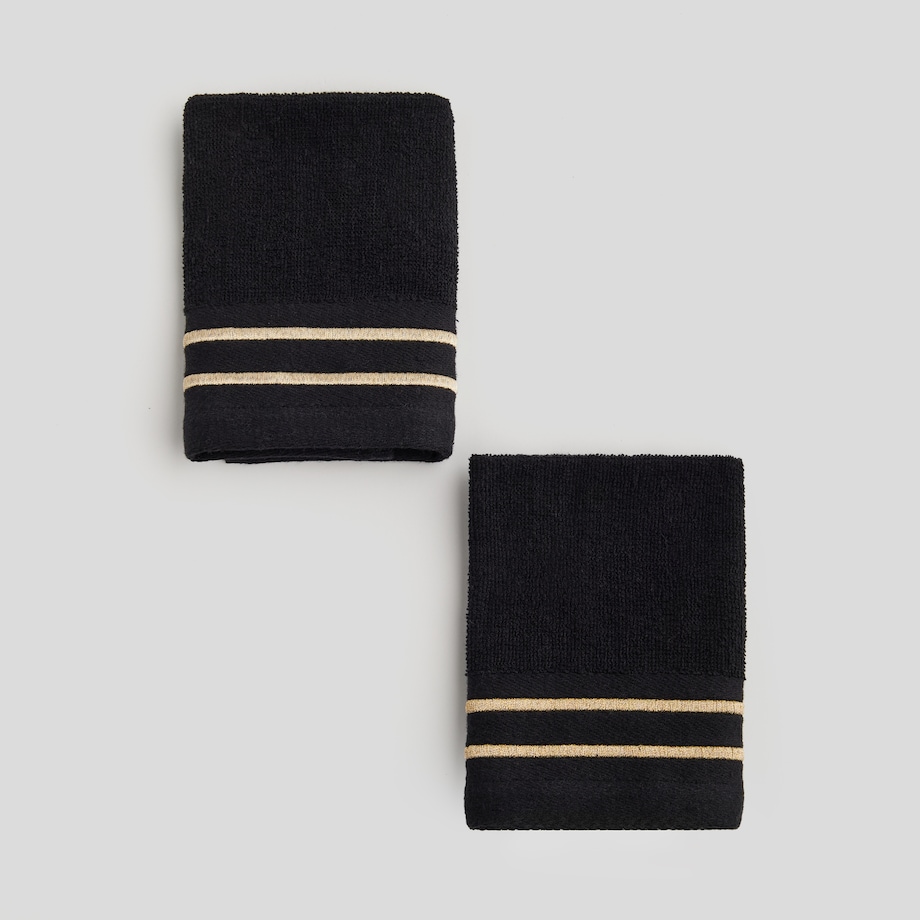 Komplet 2 szt. ręczników do twarzy lub do rąk Aristo 30x30 cm