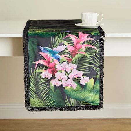 Bieżnik z nadrukiem Tripio 35x180 cm z motywem tropikalnym