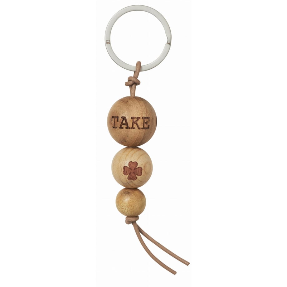 Brelok kulki - Take Care, Drewno