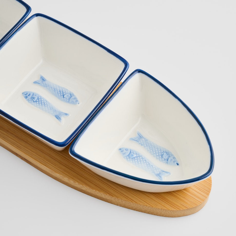 Patera Oceanika z motywem morskim