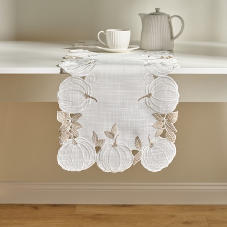 Bieżnik Haftowany Pumpinos 35x180 cm z motywem dyni