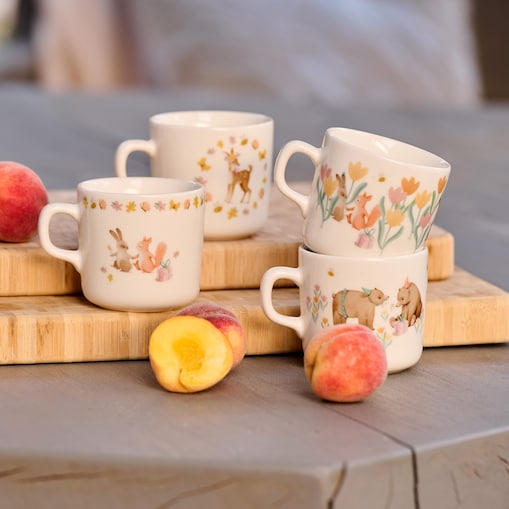 Komplet Kubków Ivy z motywem zwierzęcym
